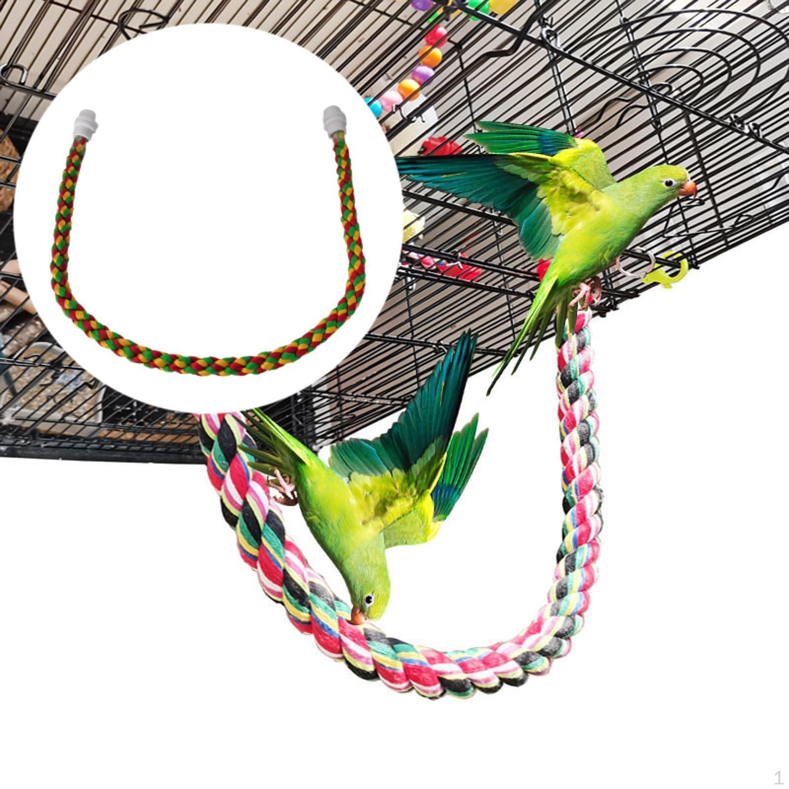 Птичья веревка для жердочки, игрушка для клетки, попугай, альпинистское приспособление для зябликов 105cm
Птичья веревка для жердочки, игрушка для клетки, попугай, альпинистское приспособление для зябликов 105cm