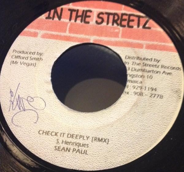 7inch Record SEAN PAUL / LITTLE CAPES - Check It Deeply (Rmx) / Nuff A Dem NONE In The Streetz 2003 Japan Reggae, Ska & Dub Used
7inch Record SEAN PAUL / LITTLE CAPES - Check It Deeply (Rmx) / Nuff A Dem NONE In The Streetz 2003 Japan Reggae, Ska & Dub Used