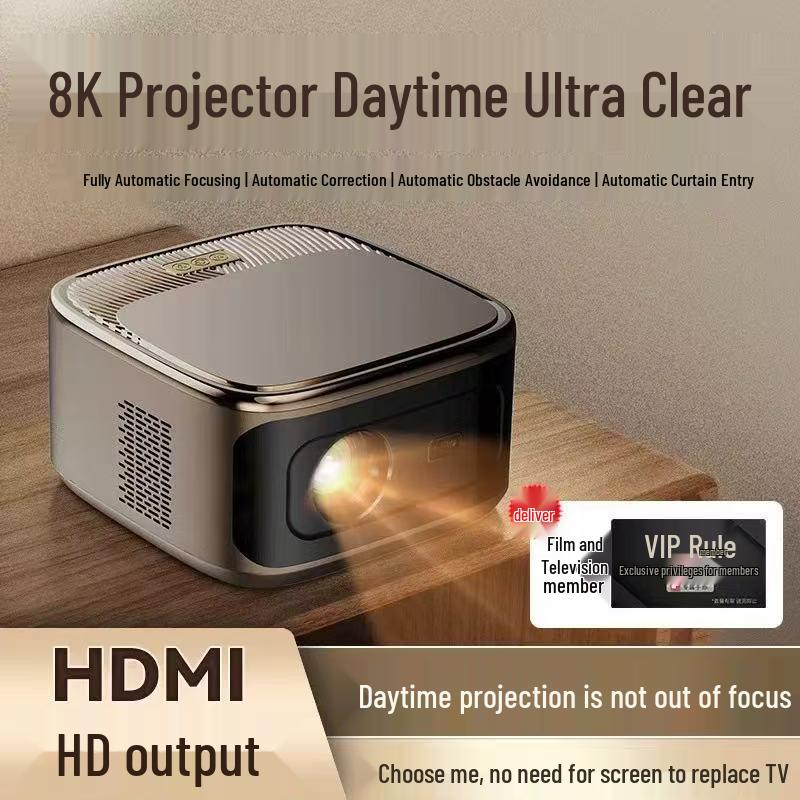 8K Smart Projector with Wireless Mirroring, Auto Focus, Keystone Correction for Home Theater, Bedroom, or Living Room.
8K Smart Projector with Wireless Mirroring, Auto Focus, Keystone Correction for Home Theater, Bedroom, or Living Room.