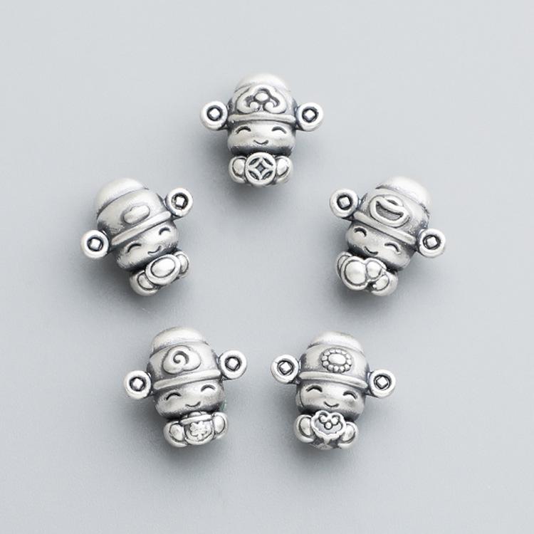 3D Sterling Silver God of Wealth Beads for DIY Braided Bracelets & Necklaces Fortune Bag God of Wealth
3D Sterling Silver God of Wealth Beads for DIY Braided Bracelets & Necklaces Fortune Bag God of Wealth