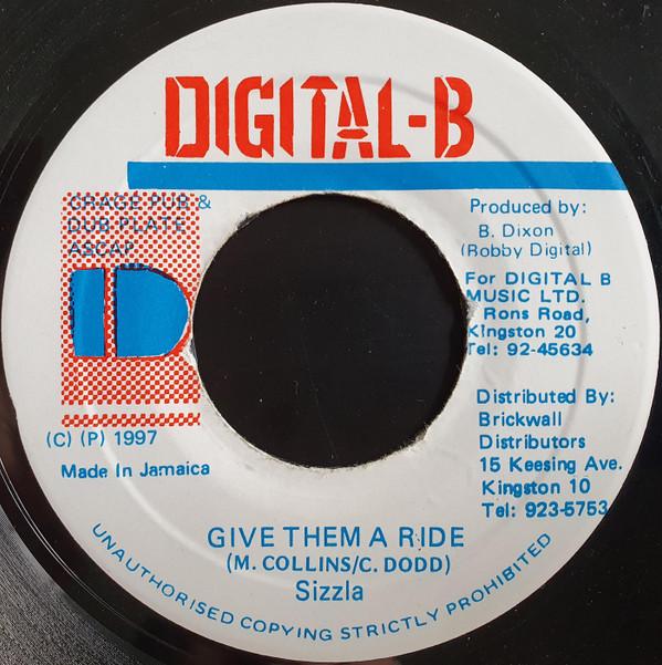 7inch Record SIZZLA - Give Them A Ride NONE Digital-B 1997 Jamaica Reggae, Ska & Dub Used
7inch Record SIZZLA - Give Them A Ride NONE Digital-B 1997 Jamaica Reggae, Ska & Dub Used