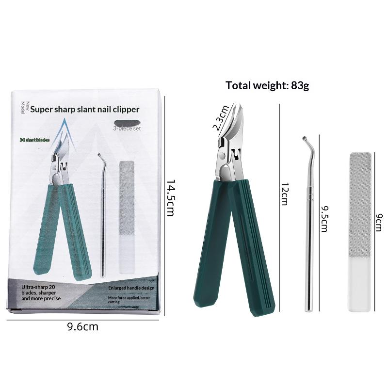 1Set Edge Nail Clipper Kit Ingrown Anti-Splash Wide-Jaw Opening Nail Clippers Portable Toenail Nail Trimmer Manicure Tools зелёный
1Set Edge Nail Clipper Kit Ingrown Anti-Splash Wide-Jaw Opening Nail Clippers Portable Toenail Nail Trimmer Manicure Tools зелёный