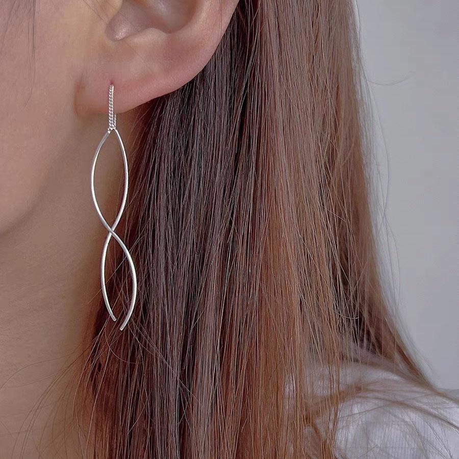 BF CLUB Silver Color Shinning Long Line Earrings For Women Sexy Girl Fashion Trendy Jewelry Gift Party Wedding pendientes
BF CLUB Silver Color Shinning Long Line Earrings For Women Sexy Girl Fashion Trendy Jewelry Gift Party Wedding pendientes