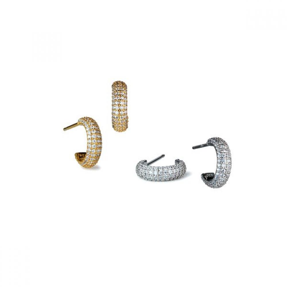 Tani By mineTani Harper Pave Hoop Earrings Ms1e300o YELLOW GOLD
Tani By mineTani Harper Pave Hoop Earrings Ms1e300o YELLOW GOLD