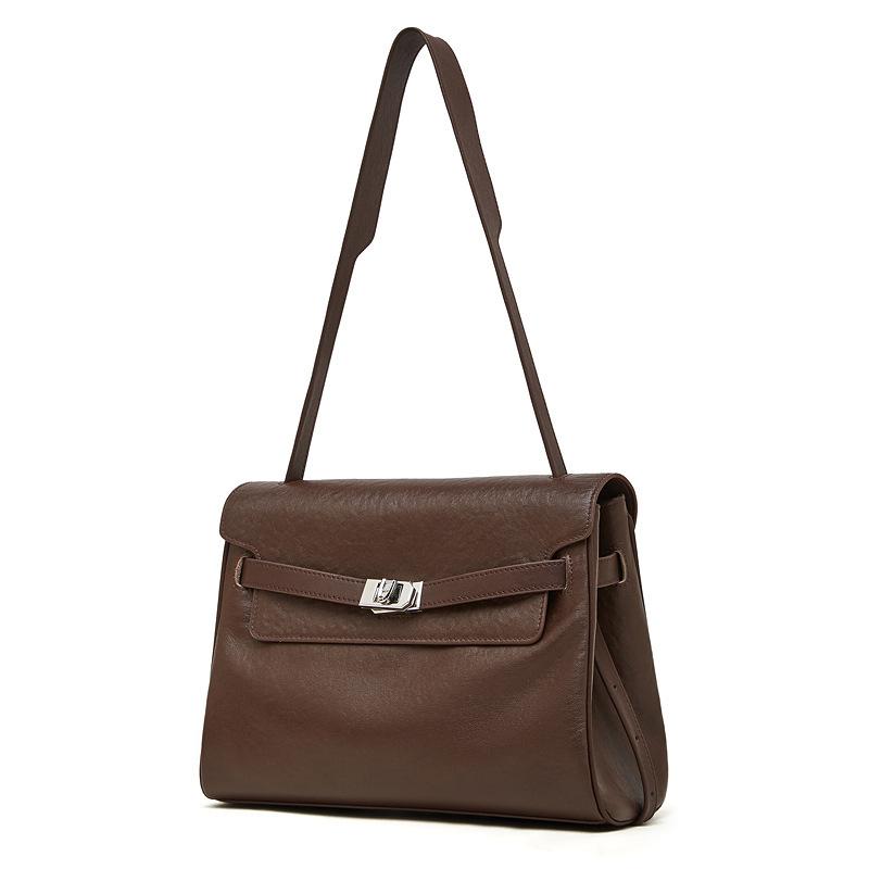 First Layer Vegetable Tanned Cowhide Small Square Bag Retro Commuter Bag Large Capacity Messenger Shoulder Bag Women 30*12*23 темно-коричневого кольору
First Layer Vegetable Tanned Cowhide Small Square Bag Retro Commuter Bag Large Capacity Messenger Shoulder Bag Women 30*12*23 темно-коричневого кольору