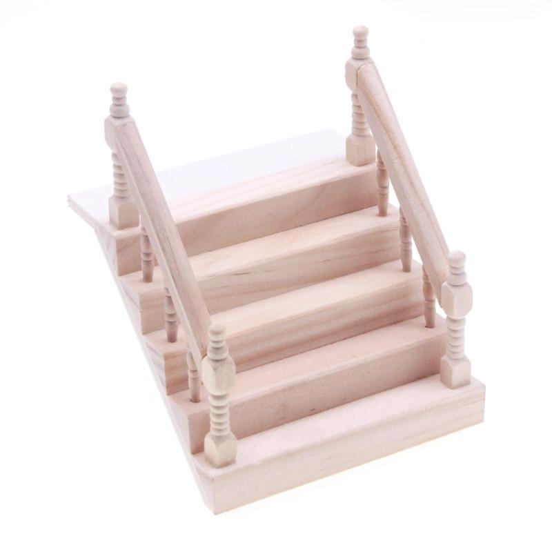 Elegant Sturdy Solid Wood Small Staircase with Handrail for Dollhouses Supplies Decoration 1 12 Scale Model Daily Use 1
Elegant Sturdy Solid Wood Small Staircase with Handrail for Dollhouses Supplies Decoration 1 12 Scale Model Daily Use 1