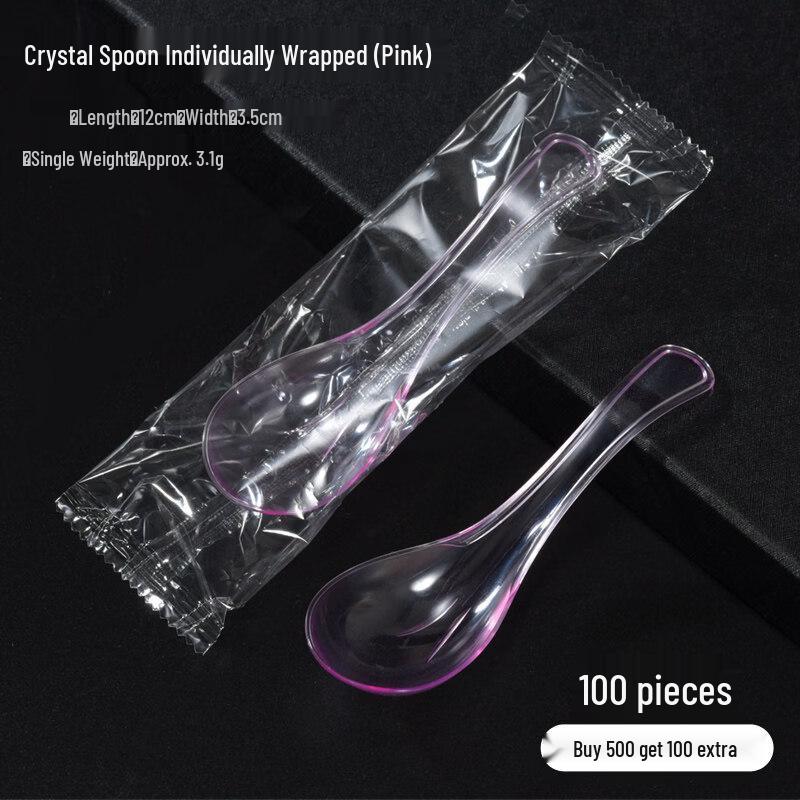 ZISIZ Individually Wrapped Plastic Disposable Soup Spoon
ZISIZ Individually Wrapped Plastic Disposable Soup Spoon