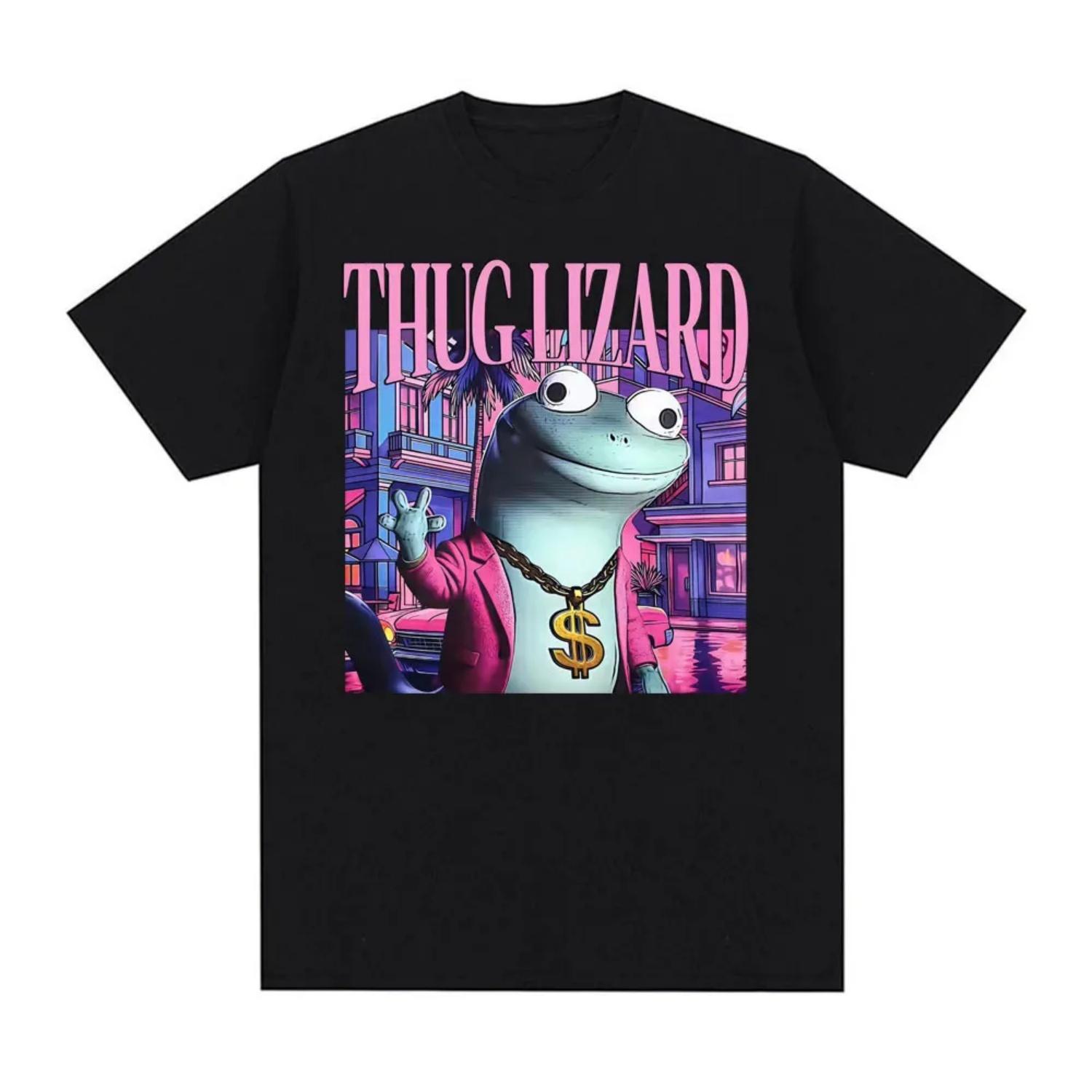 Funny Lizard Wizard Meme Graphic T Shirt Fashion Cute Kawaii Oversized T Shirts Casual Loose Cotton T-shirt Streetwear XXXXXL чорний
Funny Lizard Wizard Meme Graphic T Shirt Fashion Cute Kawaii Oversized T Shirts Casual Loose Cotton T-shirt Streetwear XXXXXL чорний