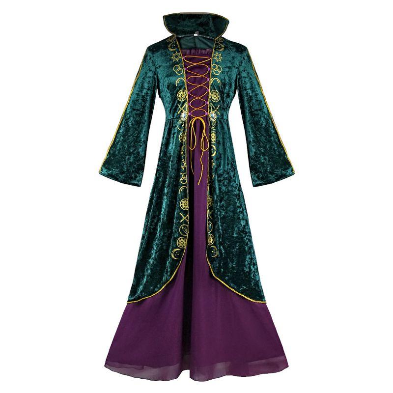 Witches Are Crazy Too: Winifred Cosplay Dress Halloween Medieval Cosplay Stage Performance Costume Winifred Wig One size fits all
Witches Are Crazy Too: Winifred Cosplay Dress Halloween Medieval Cosplay Stage Performance Costume Winifred Wig One size fits all