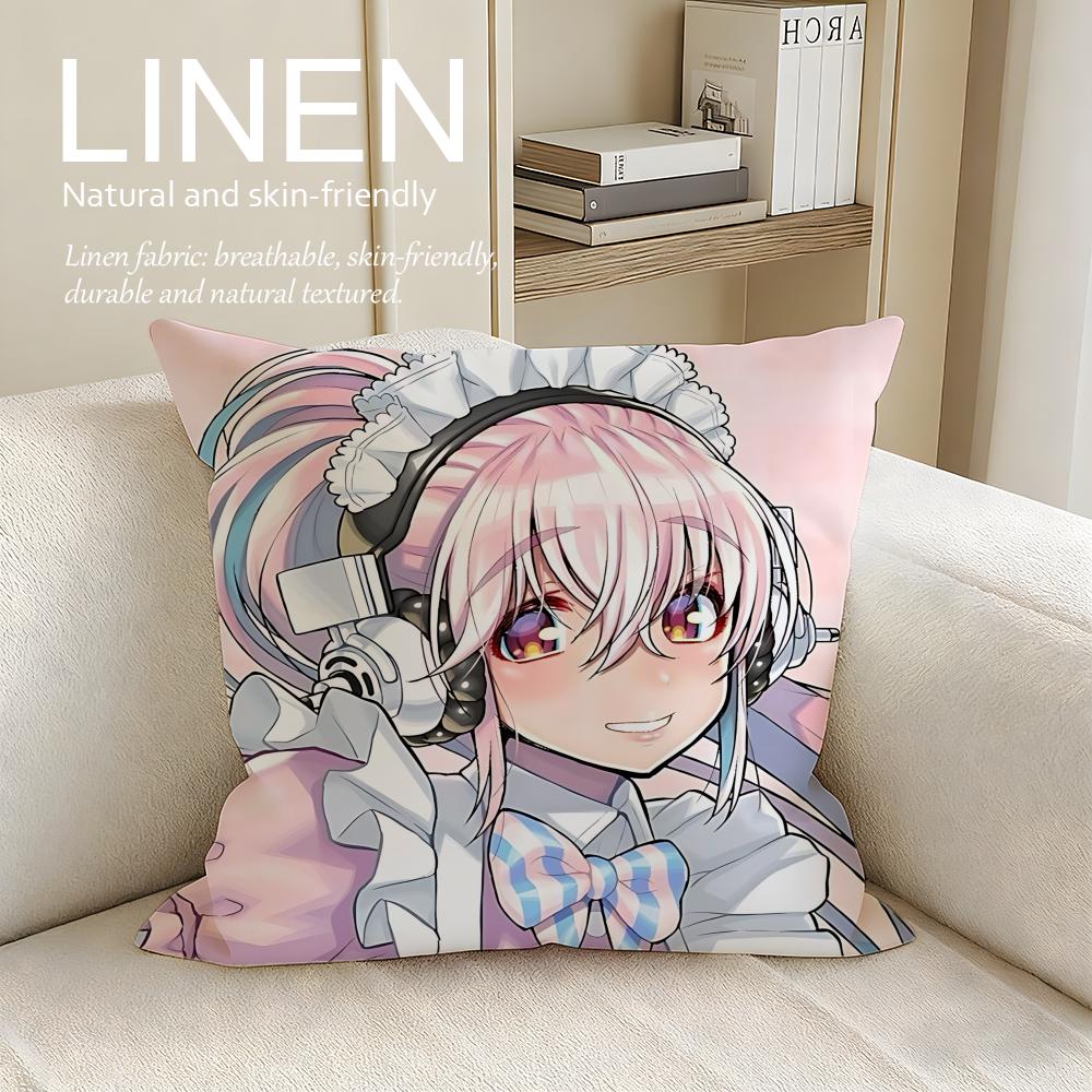 Anime Super Sonico Cushion Cover Pillowcase Set Pcs x x Breathable Washable Sofa Cushion Cover 30X30cm
Anime Super Sonico Cushion Cover Pillowcase Set Pcs x x Breathable Washable Sofa Cushion Cover 30X30cm