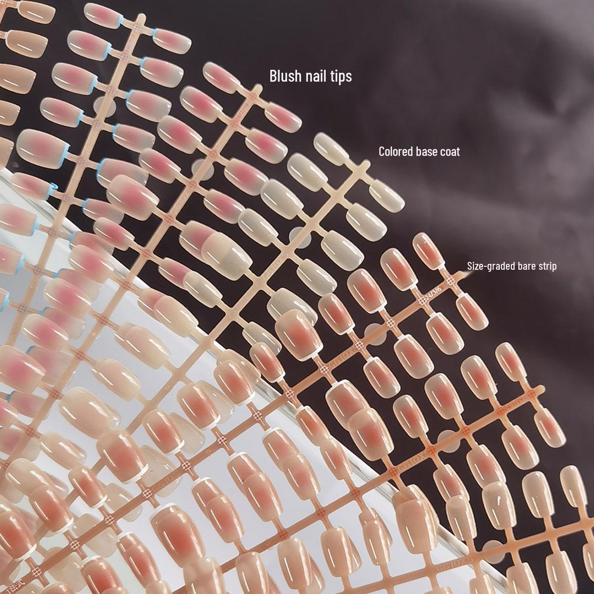 Blush Gradient Pre-made Nail Tips: Long & Short, Salon-Exclusive Wearable Nail Art Patches
Blush Gradient Pre-made Nail Tips: Long & Short, Salon-Exclusive Wearable Nail Art Patches