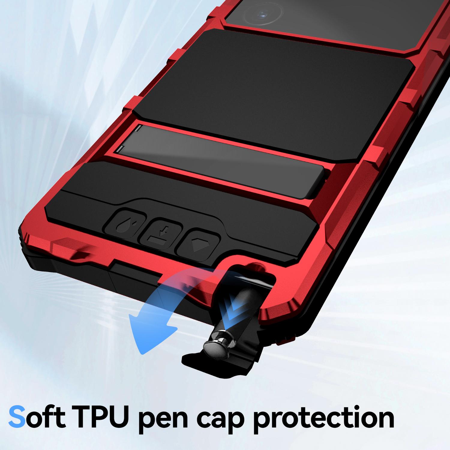 R-JUST For Samsung Galaxy S24 Ultra Shockproof Case Kickstand Drop-proof Cover Tempered Glass Film Red
R-JUST For Samsung Galaxy S24 Ultra Shockproof Case Kickstand Drop-proof Cover Tempered Glass Film Red