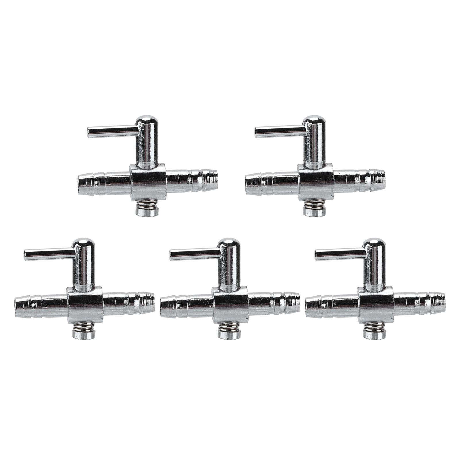 5 Pcs Aquarium Air Valve One Way Stainless Steel Flow Control Lever Valve for Fish Tanks
5 Pcs Aquarium Air Valve One Way Stainless Steel Flow Control Lever Valve for Fish Tanks