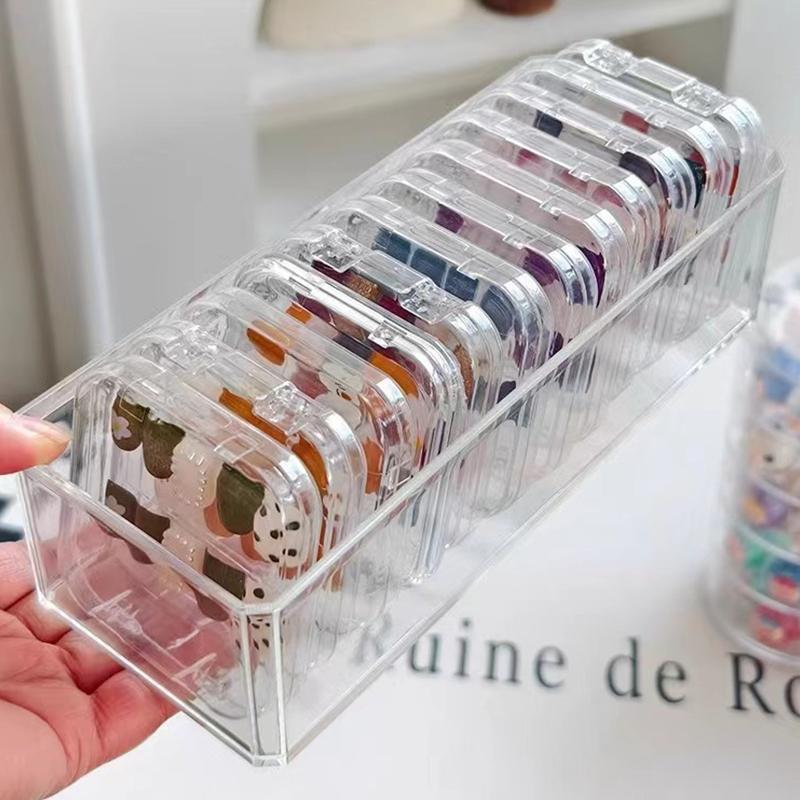 Nail Art Storage Box Transparent Wearing Armor Organizer Holder Jewelry Empty Display Box Exquisite False Nails Showing Case
Nail Art Storage Box Transparent Wearing Armor Organizer Holder Jewelry Empty Display Box Exquisite False Nails Showing Case