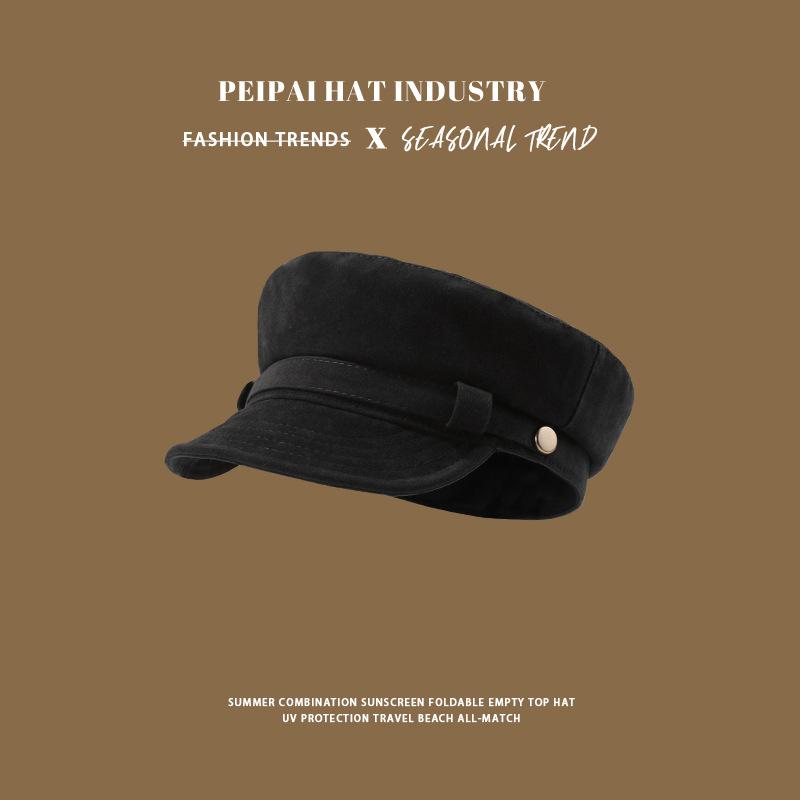 Octagon hat vintage navy style high-end painter hat can be rolled up brim newsboy hat M(56-58cm)
Octagon hat vintage navy style high-end painter hat can be rolled up brim newsboy hat M(56-58cm)