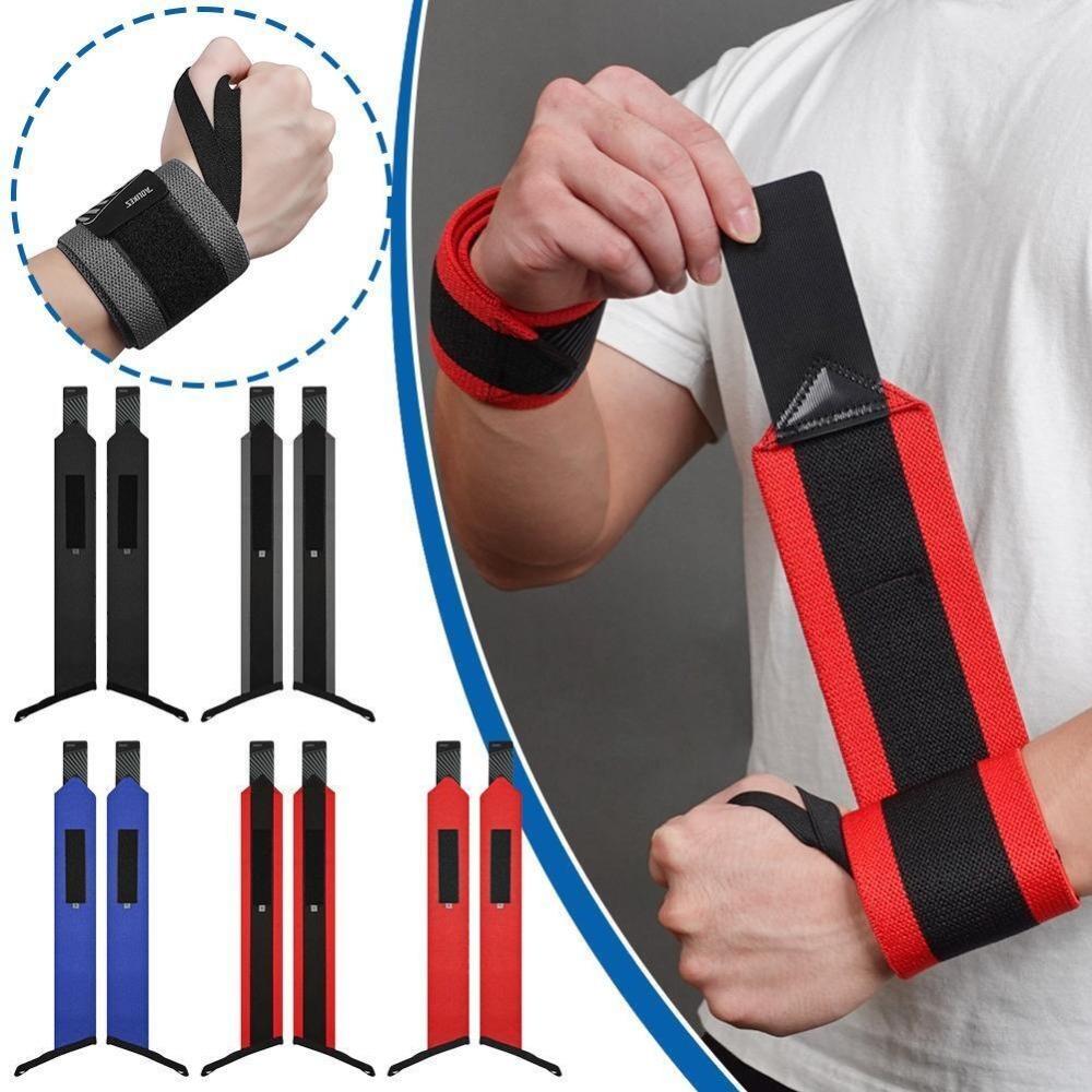 1 Pair Heavy Duty Wrist Support Braces Straps Polyester Wristband For Gym Training червоний колір чорний
1 Pair Heavy Duty Wrist Support Braces Straps Polyester Wristband For Gym Training червоний колір чорний