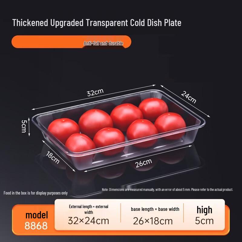 YQXL Thickened Plastic Transparent Serving Trays
YQXL Thickened Plastic Transparent Serving Trays