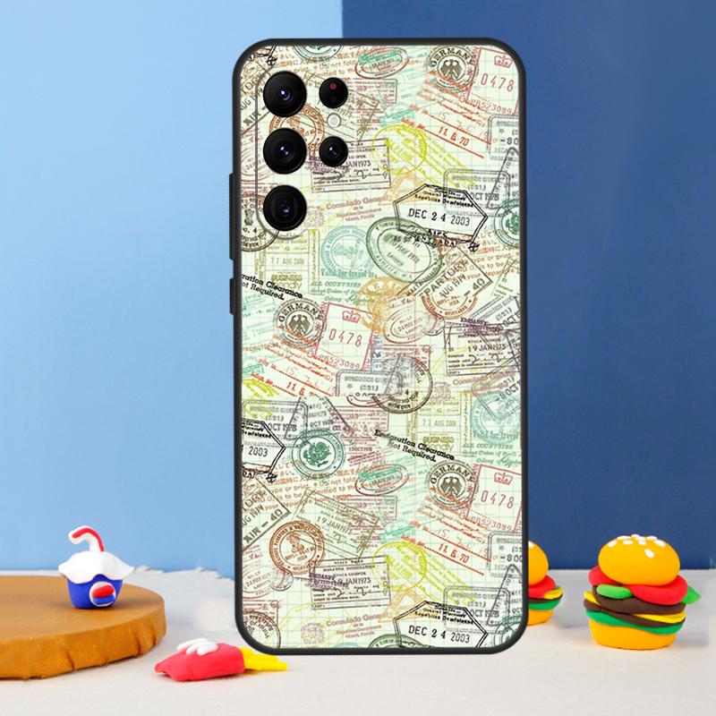 Passport Travel Stamps Phone Case For Samsung Galaxy S24 Ultra S9 S10 S20 FE S22 S21 S23 Plus S25 Ultra Cover Coque Galaxy S20
Passport Travel Stamps Phone Case For Samsung Galaxy S24 Ultra S9 S10 S20 FE S22 S21 S23 Plus S25 Ultra Cover Coque Galaxy S20