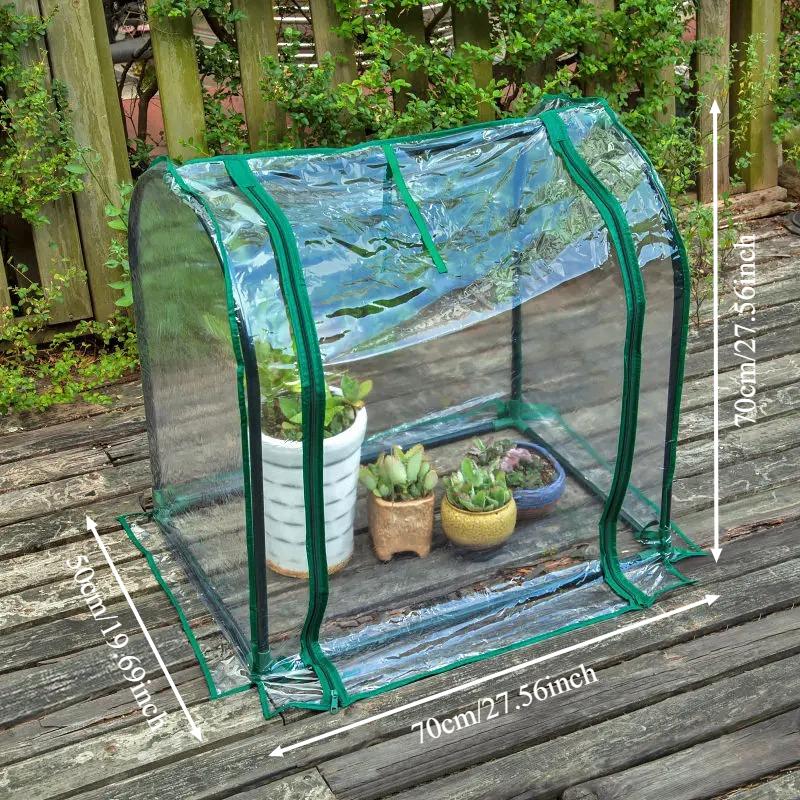 Прозрачная пластиковая теплица - Устанавливаемые вручную комнатные/уличные палатки для растений для цветов и овощей, Мешки для выращивания растений
Прозрачная пластиковая теплица - Устанавливаемые вручную комнатные/уличные палатки для растений для цветов и овощей, Мешки для выращивания растений