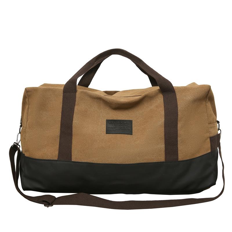 Men s Short Trip Leisure Sports Design Hand-travel Bag Canvas Color-blocking Wear-resistant Luggage Bag коричневый
Men s Short Trip Leisure Sports Design Hand-travel Bag Canvas Color-blocking Wear-resistant Luggage Bag коричневый