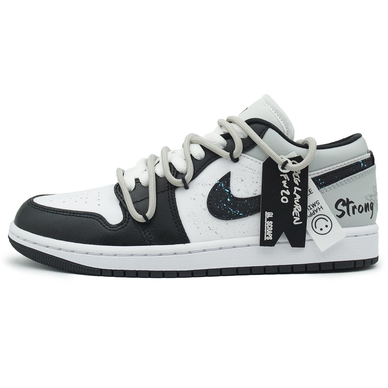 Jordan Air Jordan 1 Low top Skateboard Shoes Unisex Black White Gray DC0774-101(Team108-) 42.5
Jordan Air Jordan 1 Low top Skateboard Shoes Unisex Black White Gray DC0774-101(Team108-) 42.5