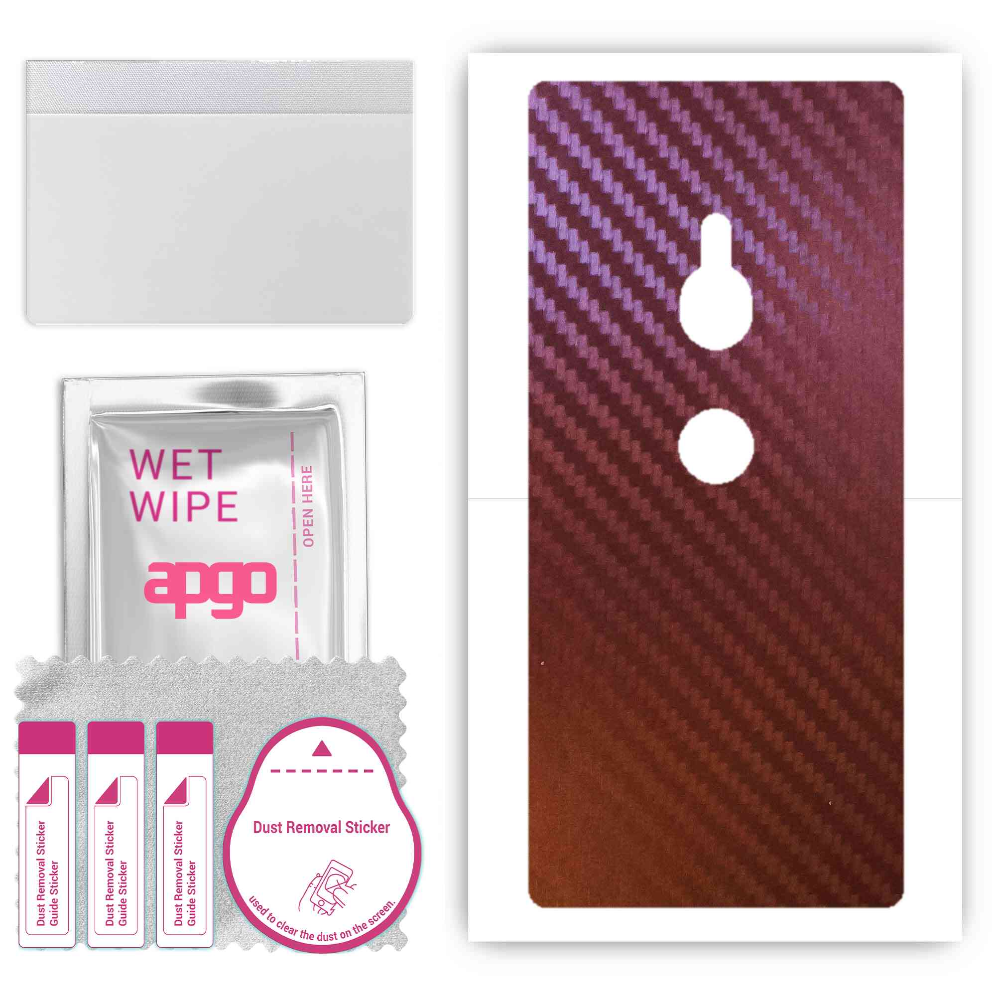 apgo skin sticker film foil vinyl for the BACK compatible with Sony Xperia XZ2, scratch-resistant, easy to install - Carbon Chameleon CAKA5
apgo skin sticker film foil vinyl for the BACK compatible with Sony Xperia XZ2, scratch-resistant, easy to install - Carbon Chameleon CAKA5