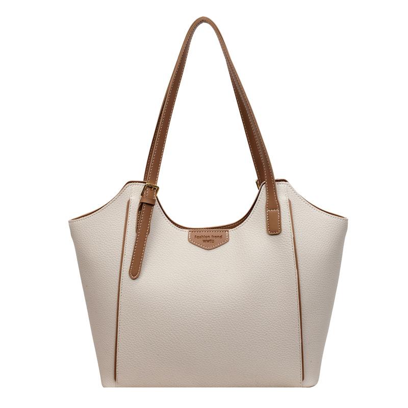 Solid Color Leather Tote Bag with Dual Handles Large Capacity Shoulder Bag for Work and Daily Use бежевий
Solid Color Leather Tote Bag with Dual Handles Large Capacity Shoulder Bag for Work and Daily Use бежевий