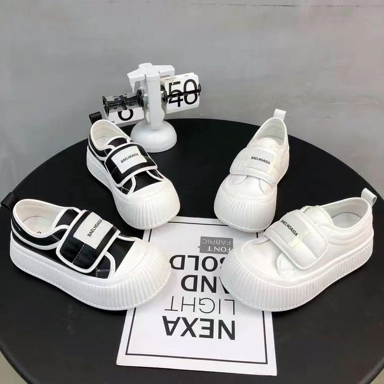 Корейская версия кожаной кукольной головы на липучке с бисквитными туфлями, маленькие ароматные туфли в стиле «одиночные туфли», уродливые милые туфли с большим пальцем