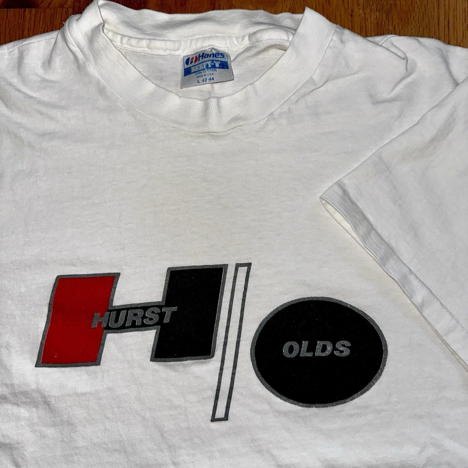 Hurst Olds 442 USA Old Car Smoke Vintage T Shirt 80s Graphic Racing Muscle XL
Hurst Olds 442 USA Old Car Smoke Vintage T Shirt 80s Graphic Racing Muscle XL