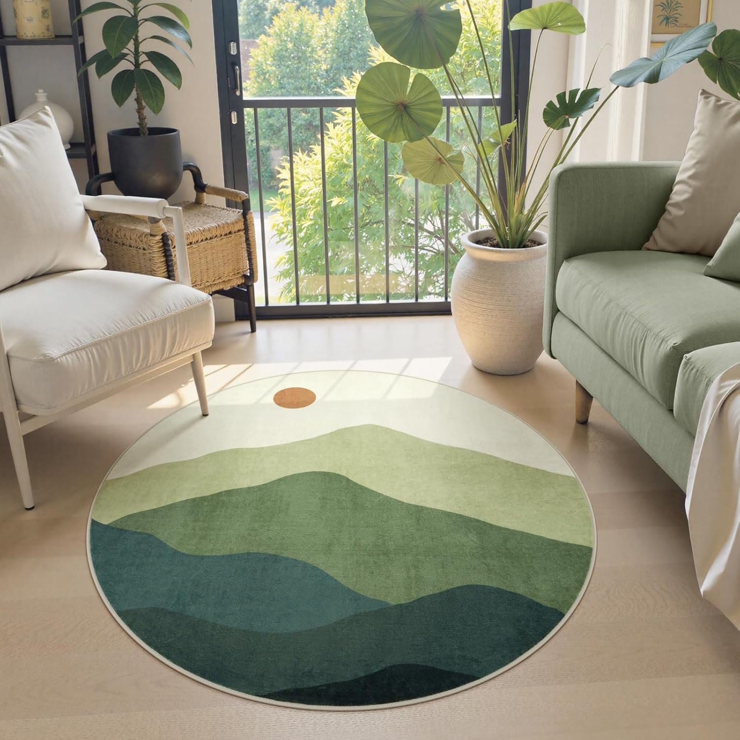 Non-Slip Abstract Mountain Round Rug – Low-Pile Throw Carpet for Bedroom, Kitchen & Entryway 60cm
Non-Slip Abstract Mountain Round Rug – Low-Pile Throw Carpet for Bedroom, Kitchen & Entryway 60cm