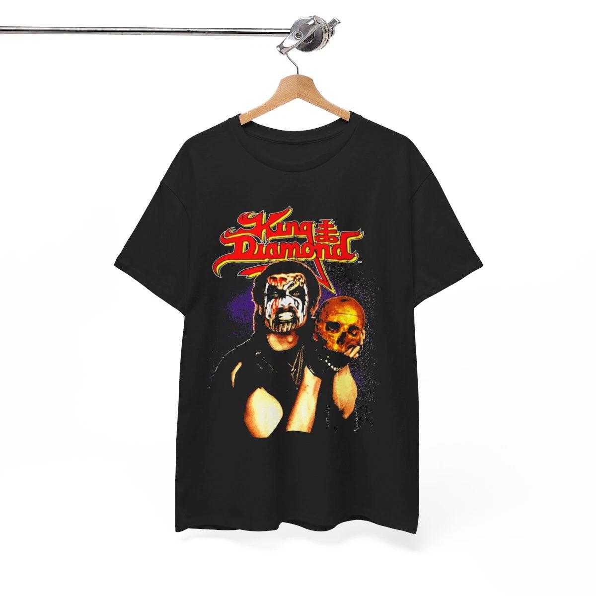 King Diamond Rock Vintage Design Tee Band T shirt Size XL L
King Diamond Rock Vintage Design Tee Band T shirt Size XL L