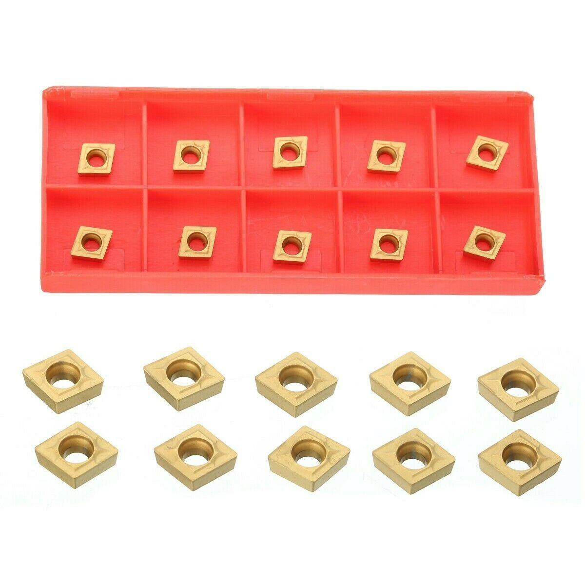 10pc CCMT060204 US735 CCMT21.51 Lathe CNC Carbide Blades Insert for Turning 
10pc CCMT060204 US735 CCMT21.51 Lathe CNC Carbide Blades Insert for Turning