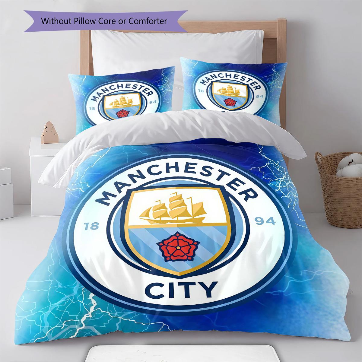MCFC RugPattern Bedding Quilt Set Quilt Cover Pillowcase Home Decoration Birthday Gift (1 * duvet cover + 2 * pillowcase, without core) 135x200cm
MCFC RugPattern Bedding Quilt Set Quilt Cover Pillowcase Home Decoration Birthday Gift (1 * duvet cover + 2 * pillowcase, without core) 135x200cm
