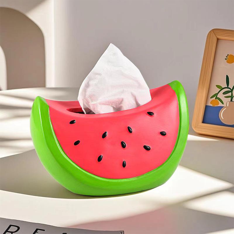 Милая и креативная роскошная коробка для салфеток в форме арбуза для украшения стола в гостиной дома Watermelon tissue box
Милая и креативная роскошная коробка для салфеток в форме арбуза для украшения стола в гостиной дома Watermelon tissue box