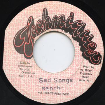 7inch Record SANCHEZ - Sad Songs NONE Techniques Jamaica Reggae, Ska & Dub Used
7inch Record SANCHEZ - Sad Songs NONE Techniques Jamaica Reggae, Ska & Dub Used