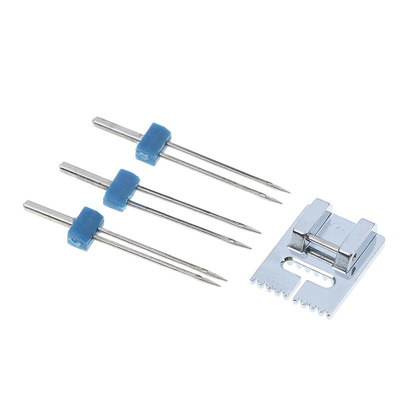 Лапка для защипов с пазами и набором булавок для двойных двойных игл 3 размеров для шитья Brother
Лапка для защипов с пазами и набором булавок для двойных двойных игл 3 размеров для шитья Brother