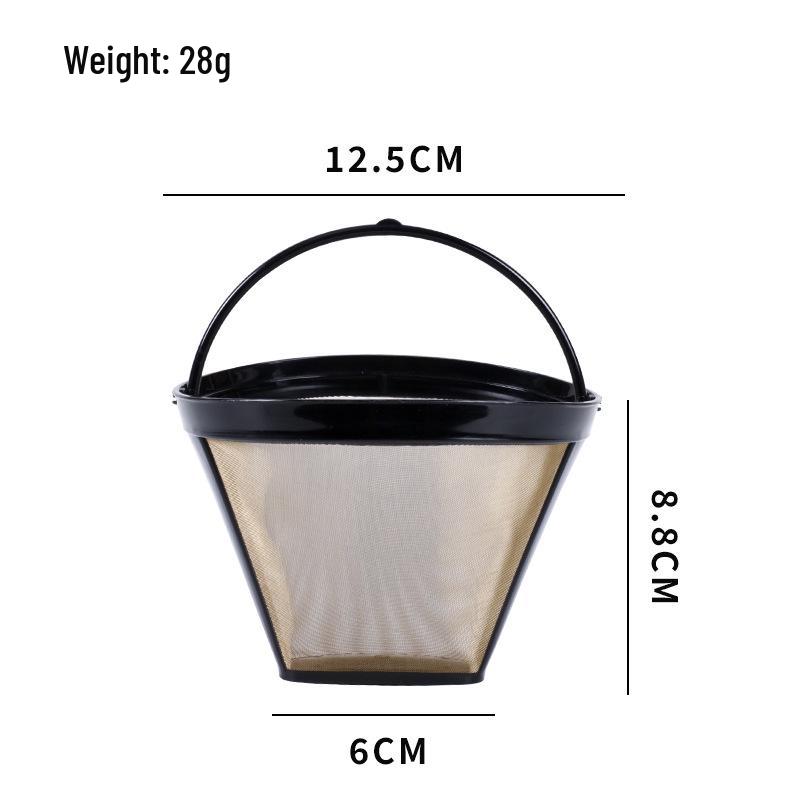 304 Stainless Steel Mesh Pour Over Coffee Filter, Paperless Funnel Drip
304 Stainless Steel Mesh Pour Over Coffee Filter, Paperless Funnel Drip