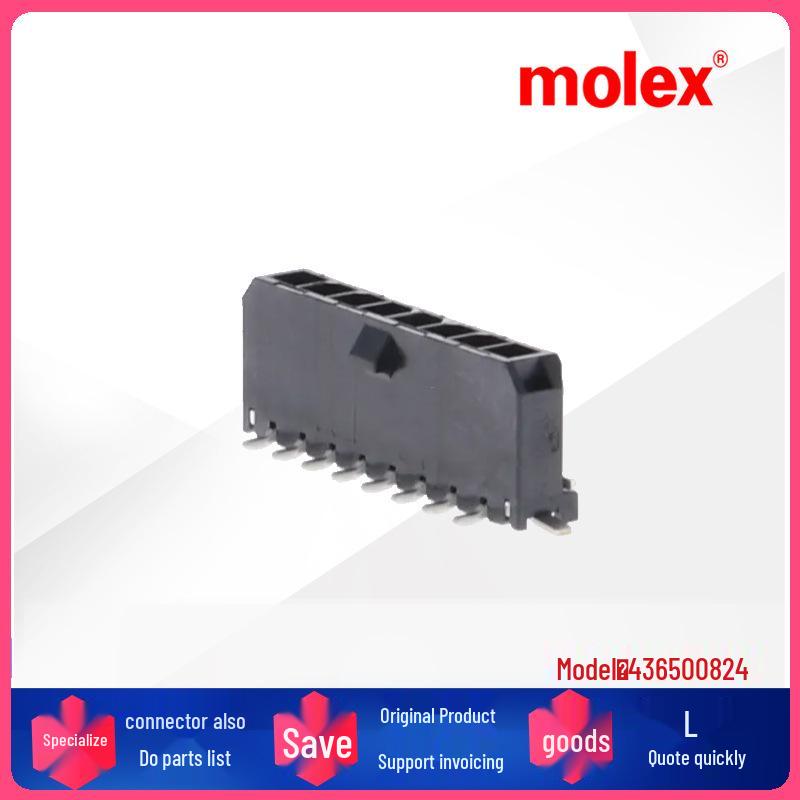 In Stock: Molex 43650-0824 OCB Socket Head Connector
In Stock: Molex 43650-0824 OCB Socket Head Connector