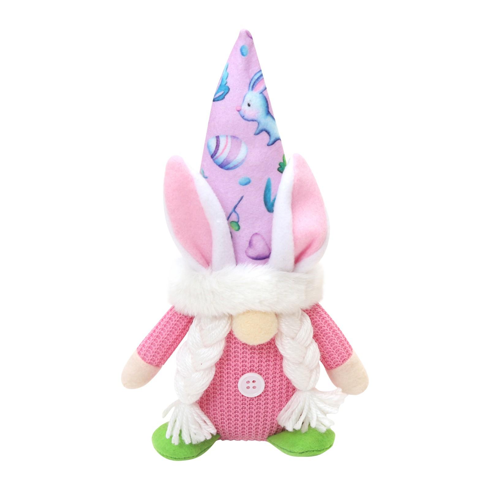 Пасхальный гном для домашнего декора, плюшевый заяц-гном, держащий пасхальное яйцо-морковку, кукла-гном ручной работы, пасхальный подарок-заяц, украшение для подноса на весну в помещении One Size розовый
Пасхальный гном для домашнего декора, плюшевый заяц-гном, держащий пасхальное яйцо-морковку, кукла-гном ручной работы, пасхальный подарок-заяц, украшение для подноса на весну в помещении One Size розовый
