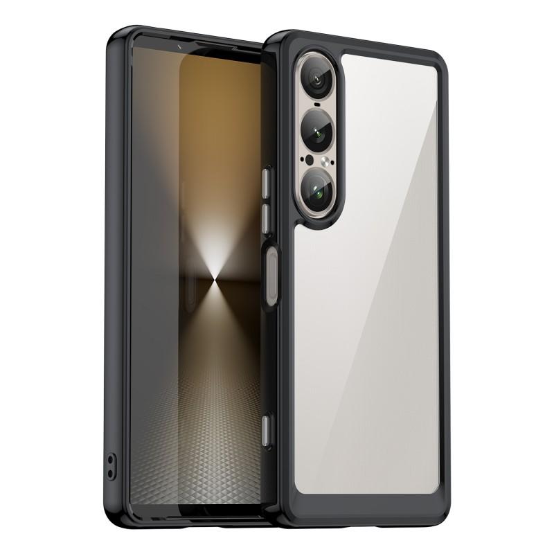 For Sony Xperia 1 VII Phone Case WANLONFENG XC Series TPU Acrylic Cover with Tempered Glass (Big Lens Hole) Transparent Blue
For Sony Xperia 1 VII Phone Case WANLONFENG XC Series TPU Acrylic Cover with Tempered Glass (Big Lens Hole) Transparent Blue