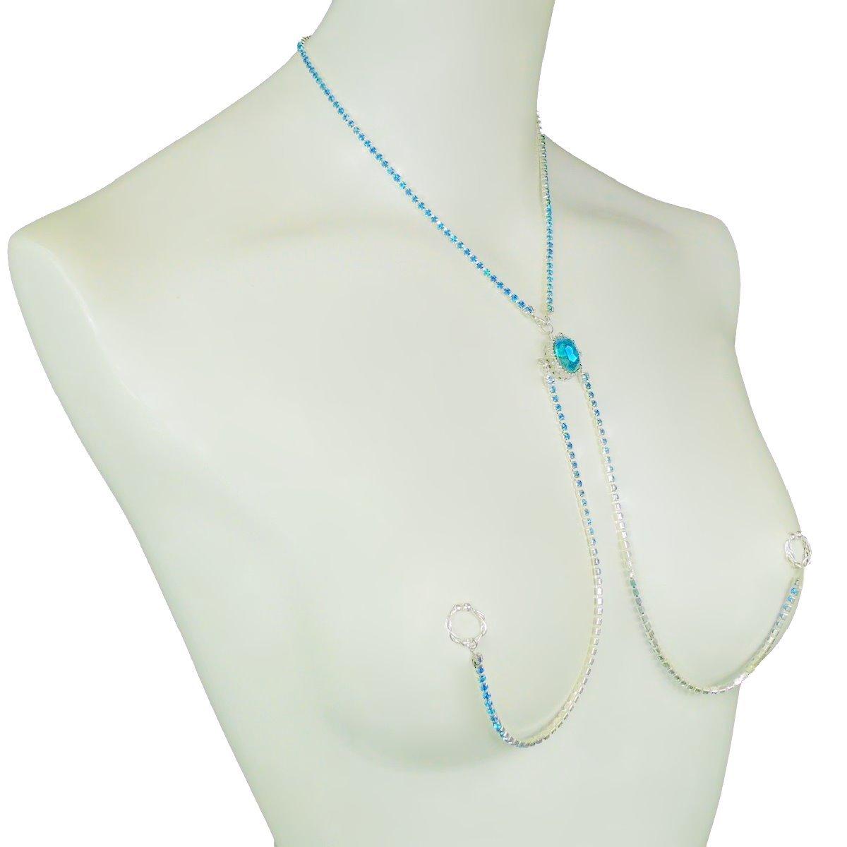 Hanazono Jewelry Овальное ожерелье для сосков с закрытой бриллиантовой дорожкой и голубым цирконом серебро, аксессуар для сосков, кольцо для сосков, ожерелье для сосков, сосок
Hanazono Jewelry Овальное ожерелье для сосков с закрытой бриллиантовой дорожкой и голубым цирконом серебро, аксессуар для сосков, кольцо для сосков, ожерелье для сосков, сосок