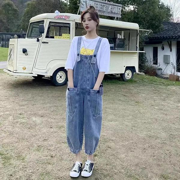 Женские винтажные джинсовые брюки на подтяжках, весенние и осенние свободные универсальные повседневные широкие капри в западном стиле S
Женские винтажные джинсовые брюки на подтяжках, весенние и осенние свободные универсальные повседневные широкие капри в западном стиле S