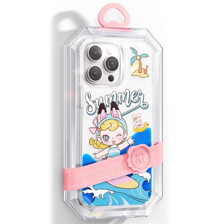 KINGXBAR For iPhone 15 Pro Case Sparkle Quicksand TPU+PC Phone Cover Beach Scenes - Blue
KINGXBAR For iPhone 15 Pro Case Sparkle Quicksand TPU+PC Phone Cover Beach Scenes - Blue