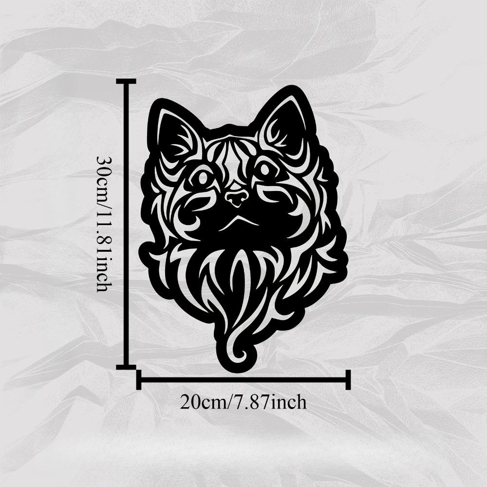 Metal Cat Wall Art Sculpture for Living Room, Garden Fence, Halloween Easter Gift for Cat Lovers, Durable Home Decor 1pc 12in
Metal Cat Wall Art Sculpture for Living Room, Garden Fence, Halloween Easter Gift for Cat Lovers, Durable Home Decor 1pc 12in