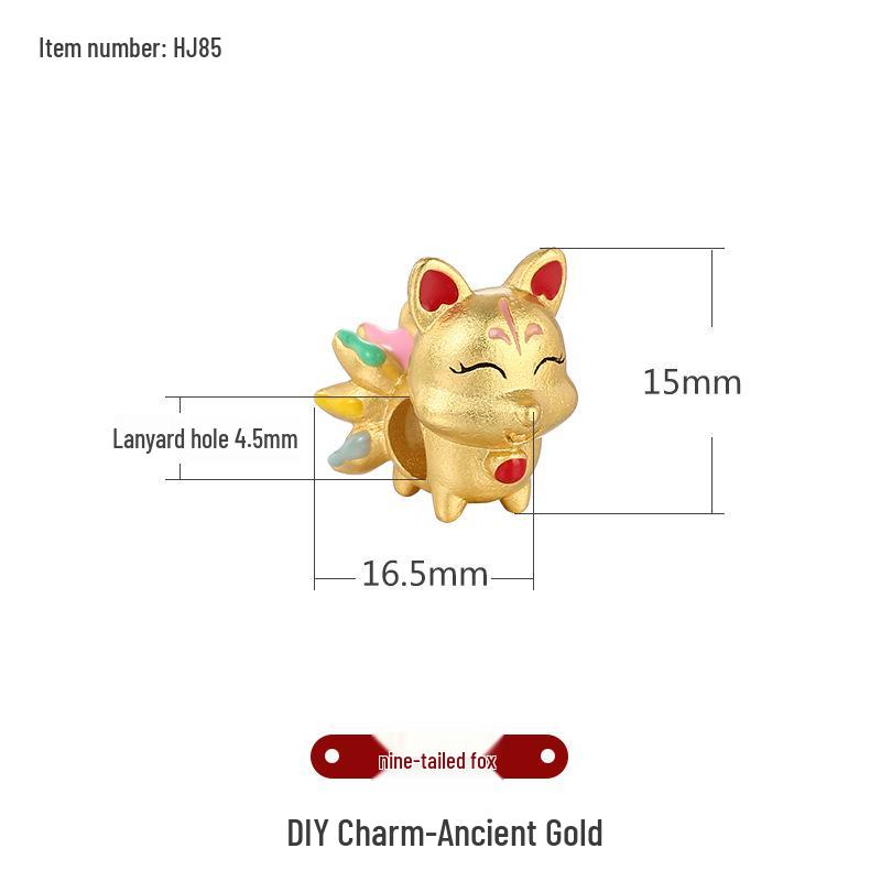 Браслет и ожерелье-подвеска «Золотой песок девятихвостая лиса», DIY шарм
Браслет и ожерелье-подвеска «Золотой песок девятихвостая лиса», DIY шарм