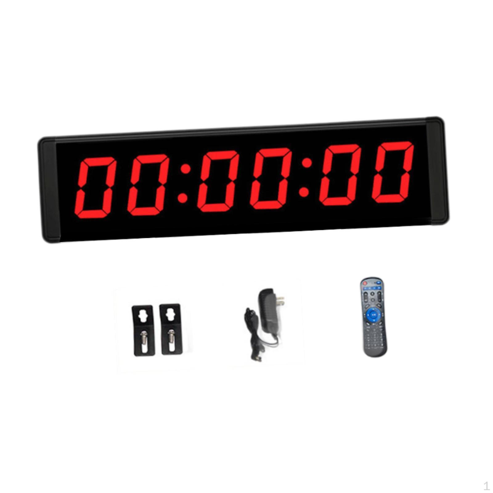 Красный светодиодный таймер портативный фитнес-тренировка для бега и спорта 1.8 Inch_6 Bit
Красный светодиодный таймер портативный фитнес-тренировка для бега и спорта 1.8 Inch_6 Bit