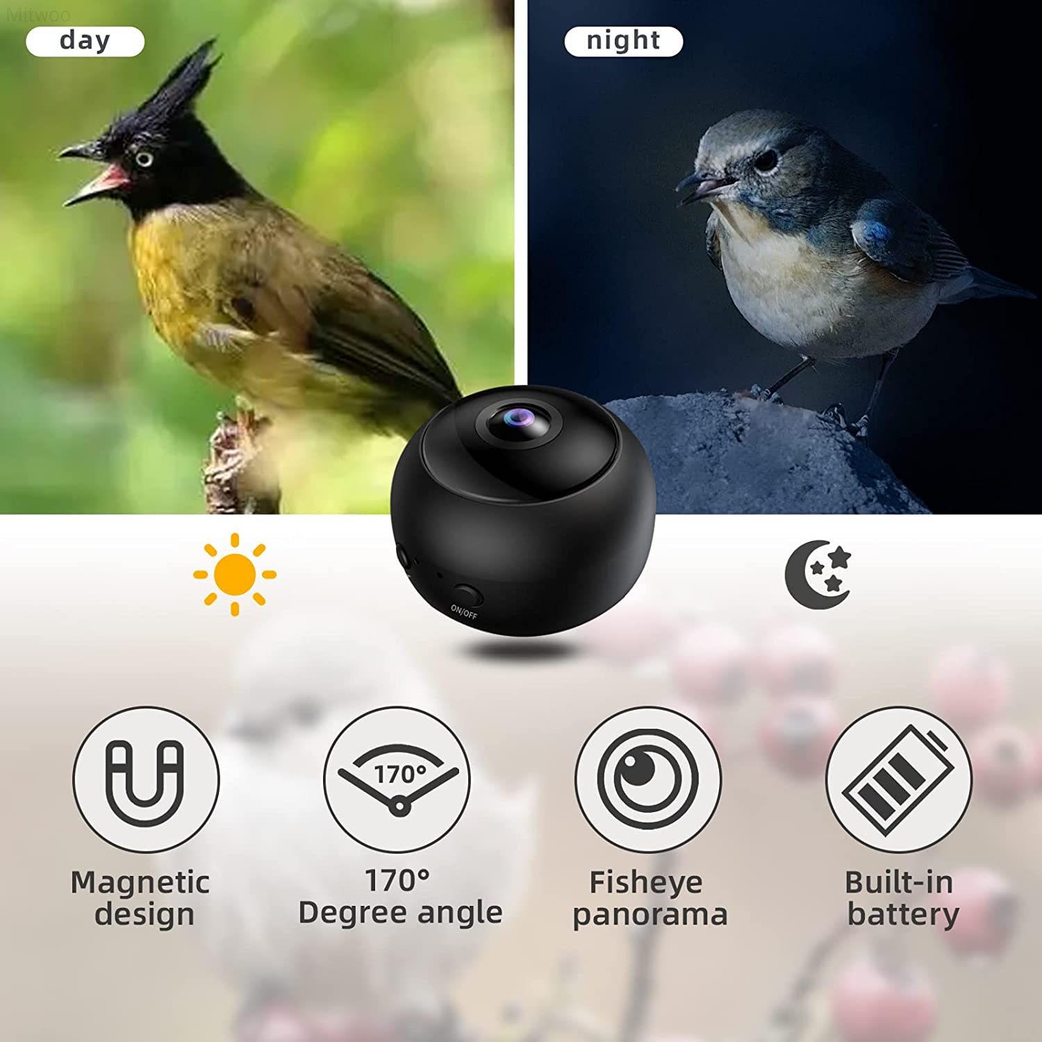 H9 Wifi Micro Camera HD 1080P Fisheye Інфрачервоне нічне бачення Mini Cam, Home Security P2P CCTV Remote View Motion Detect Monitor A9 only camera
H9 Wifi Micro Camera HD 1080P Fisheye Інфрачервоне нічне бачення Mini Cam, Home Security P2P CCTV Remote View Motion Detect Monitor A9 only camera
