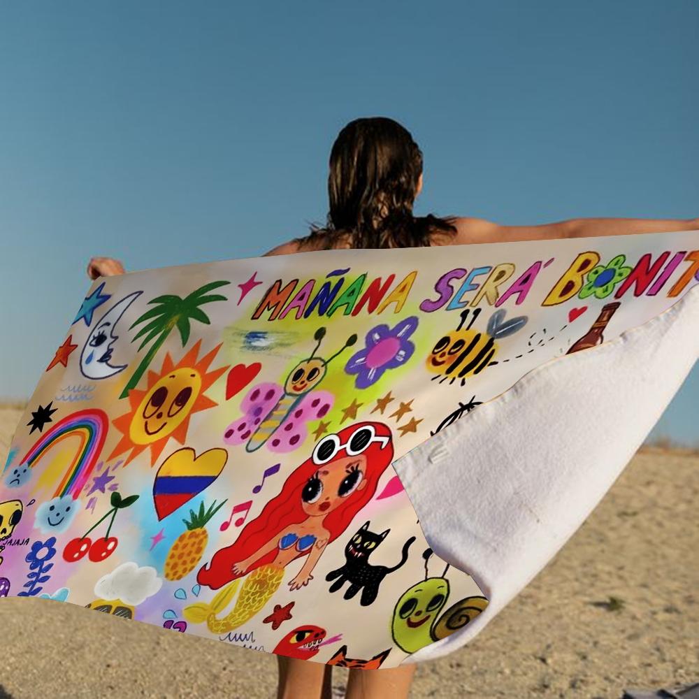 Karol G Female Singer Bath Towel Microfiber Soft Water Absorbing Breathable For Girl Kids Decorative Cartoon Beach Towel W30*H60(CM)
Karol G Female Singer Bath Towel Microfiber Soft Water Absorbing Breathable For Girl Kids Decorative Cartoon Beach Towel W30*H60(CM)