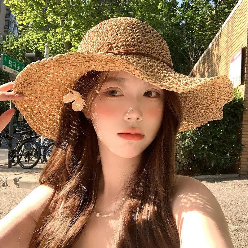 Holiday style straw hat bow fisherman hat children summer new seaside beach sun protection visor big brim woven grass M(56-58cm)
Holiday style straw hat bow fisherman hat children summer new seaside beach sun protection visor big brim woven grass M(56-58cm)