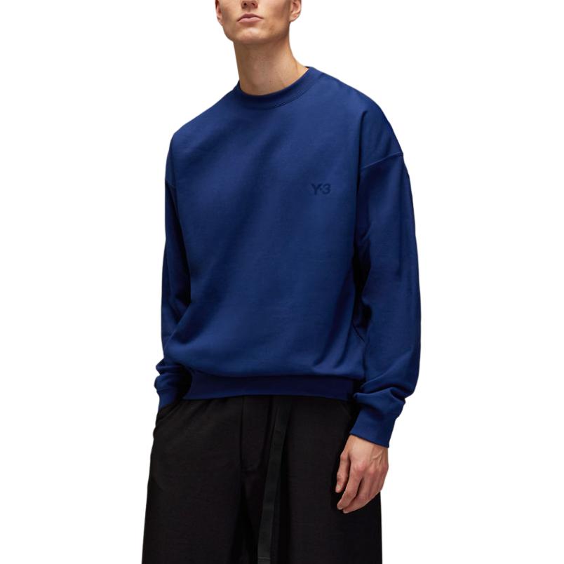 Y-3 Solid Color Round Neck Drop Shoulder Long Sleeve Sweatshirt Men sweatshirt Dark-Blue JM7867 L
Y-3 Solid Color Round Neck Drop Shoulder Long Sleeve Sweatshirt Men sweatshirt Dark-Blue JM7867 L